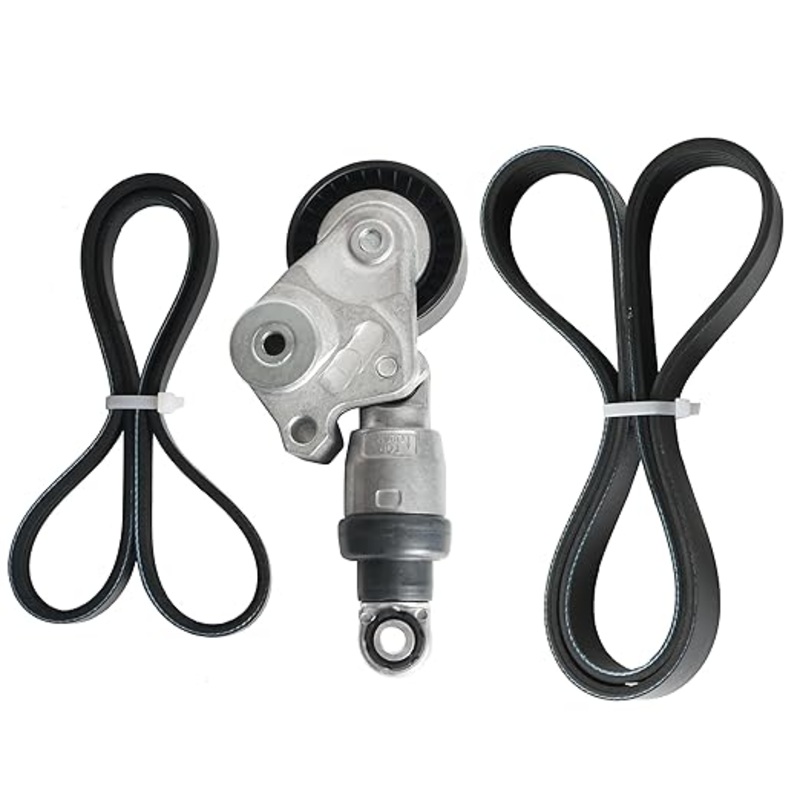 90K-39390 Serpentine Belt Drive Component Kit for Mazda 3/6/CX-3/CX-5/CX-9/MX-5 Miata,2012-2021,2.0L,2.3L,2.5L,OE K060380 6PK965 6K380 4060380 5060380 39390 49858 89710 999630 999630A