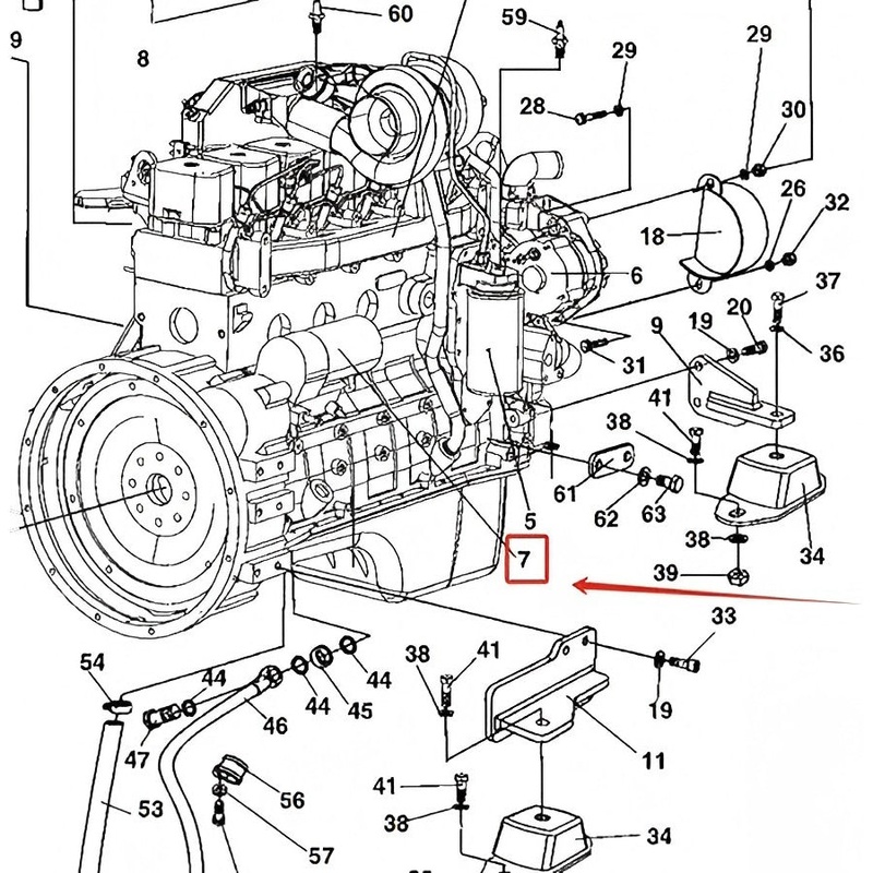 Starter 4700939504 for Dynapac Vibratory Roller CA600D CA610D