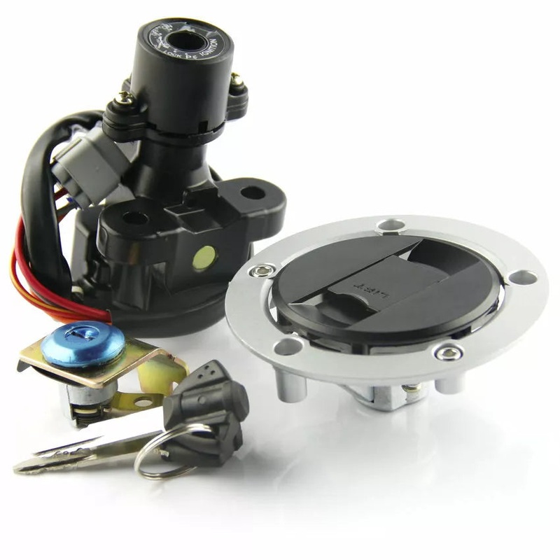 Ignition Key Switch Lock Set 37101-40831 for Suzuki Motorcycle GSX-R1000 GSX-R1000L1 GSX-R1000ZL3 GSX-R600 GSX-R600L2 GSX-R750 GSX-R750K8