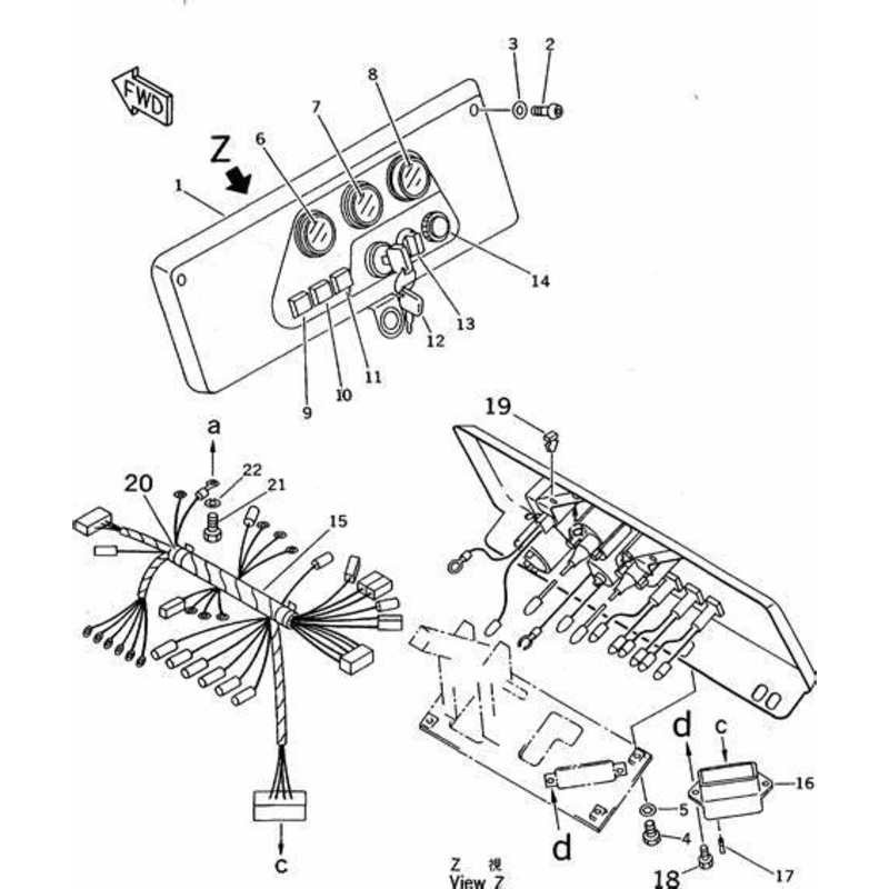 Water Temperature Gauge 114-06-51320 for Komatsu Bulldozer D31A-20 D31E-20 D31P-20 D37E-5 Crawler Loader D31Q-20 D31S-20
