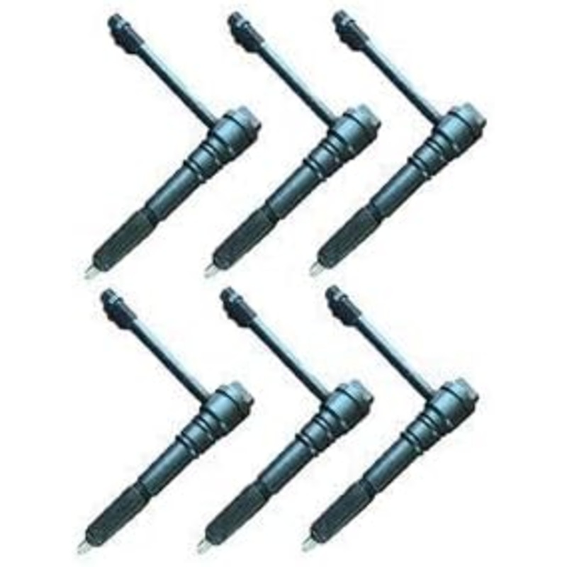 6 Pcs Fuel Injector 6212-16-3400 for Komatsu Engine SA6D140-1PP