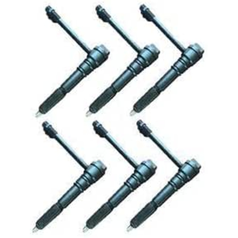 6 Pcs Fuel Injector 6212-16-3500 for Komatsu Engine SA6D140-1LL