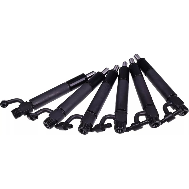 6 PCS Fuel Injector With Nozzle 1817394C91 781800 for Navistar Engine DT466 DTA466