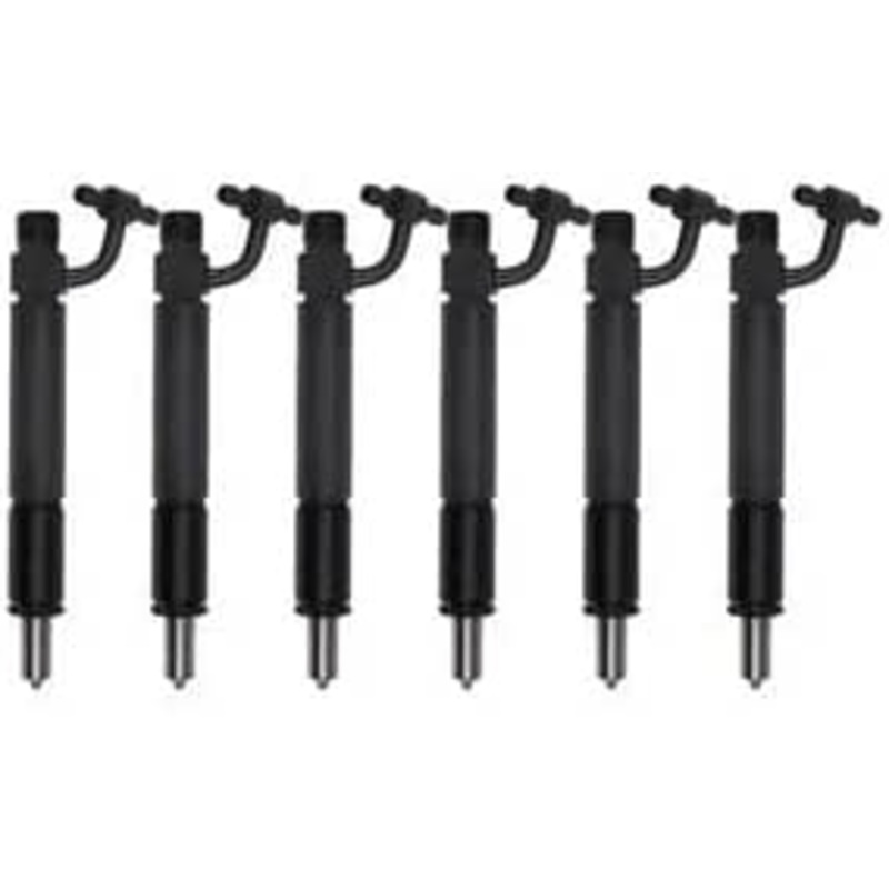 6 PCS Fuel Injector With Nozzle 687145C91 749680C91 for Case IH Engine D-360 D-436 DT-436