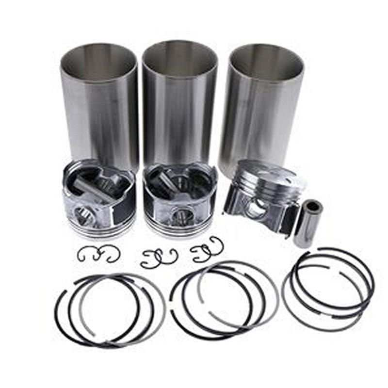 Engine D902 Piston with Rings and Liners Kit STD for Kubota KX41-3 Excavator