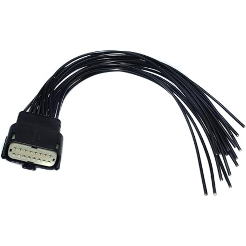 16 Pins Headlight Connector Pigtail 68202814AA for Jeep Grand Cherokee Xenon HID SRT LED 2014-2018