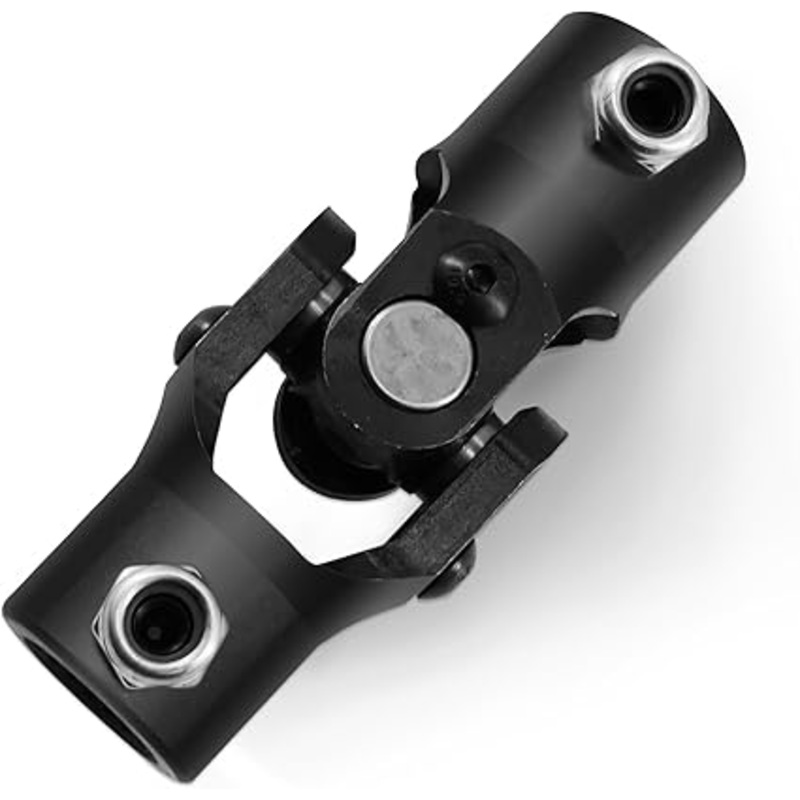 3/4 -20 Spline x 3/4 DD Black Steering Universal Joint Single U Joint Shaft,Total Length: 96mm (3-3/4)