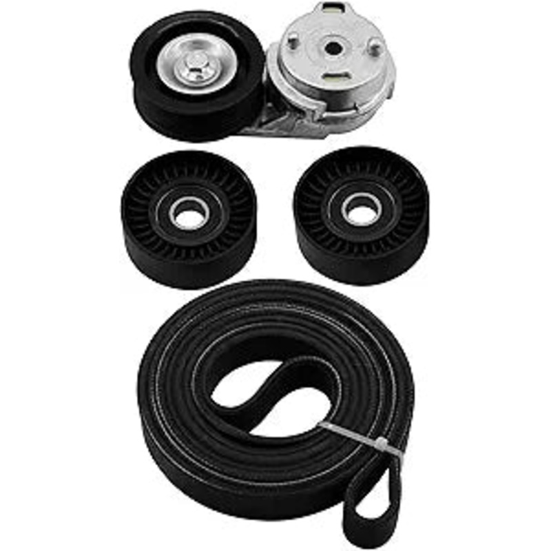 38382 Drive Belt Tensioner Pulley Assembly Kit Fit for 2003-2008 Dodge Ram 1500/2500/3500 5.7L V8 HEMI – Replaces 53032130AA, 53032130AC, 38058, 7PK2570