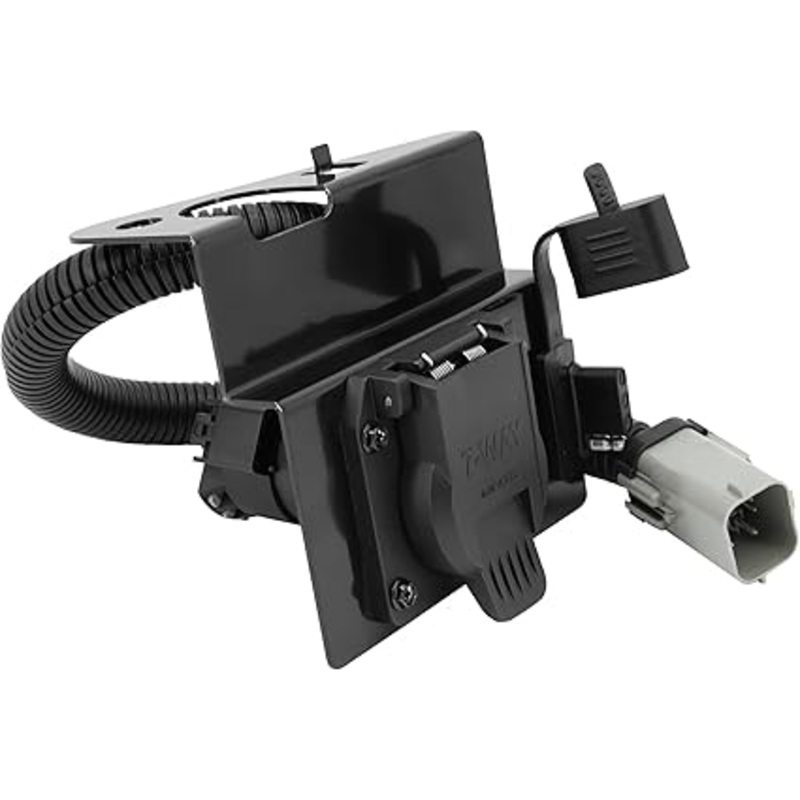 4 & 7 Pin Trailer Tow Wiring Harness Plug Assembly Compatible with 1999-2001 Ford F250 F350 Super Duty, Replace YC3Z-13A576-CA