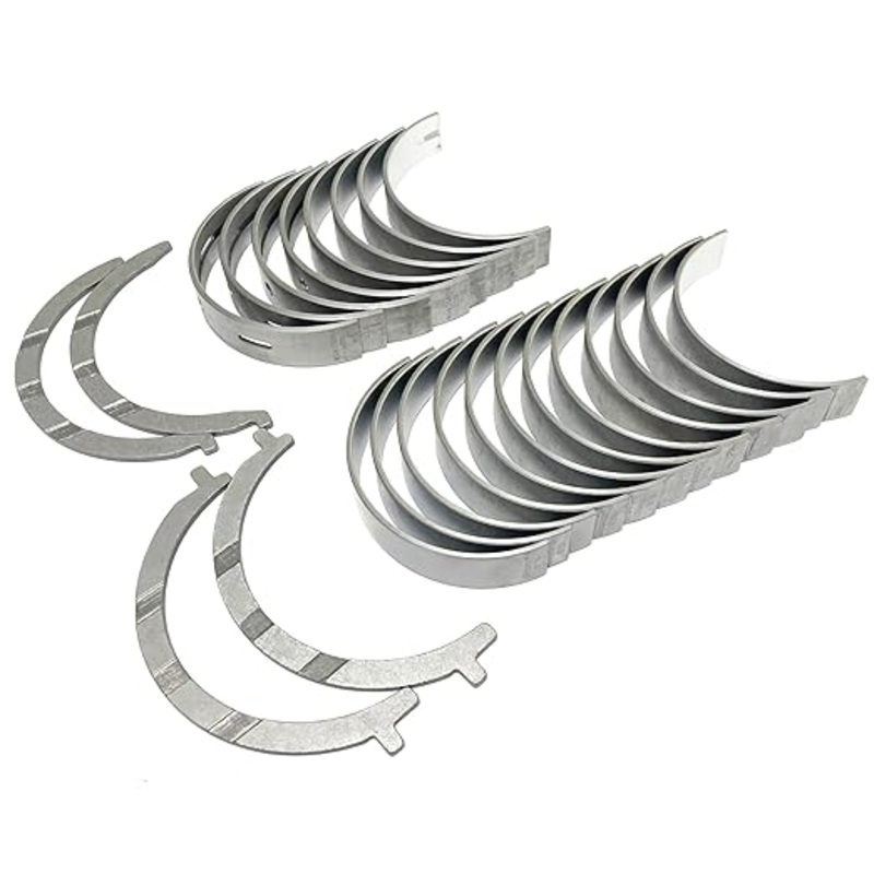 68229163AA Engine Crankshaft Thrust Con Rod Bearings Kit Fit for 2019 Ram 1500 Classic 3.0L V6 Diesel 2014-18, Jeep Grand Cherokee WK2 EcoDiesel 2014-18, 68229166AA 68147095AA Crankshaft Bearings Kit