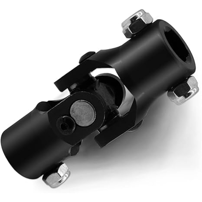9/16 -36 Spline X 3/4 DD Black Steering Universal Joint Single U Joint Shaft,Total Length: 96mm (3-3/4)