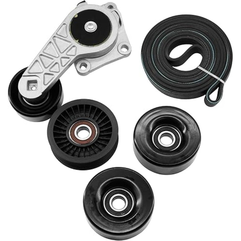 90K-38274A Drive Belt Tensioner Kit Compatible with Ford F-150 2005-06/09-10, Expedition 2009-14, Explorer 2007-10, Mountaineer 2006-10, Fits 4.6/5.4L V8 Only, OE# 89263 38001 6PK2605