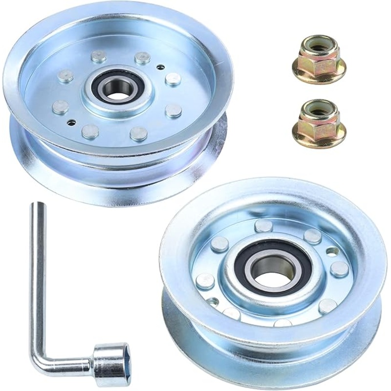 GY20067 Idler Pulley with GY20629 Idler Pulley Replaces John Deere Part GY22082, John Deere GY22172 Pulley, GY20110 Idler Pulley, Cub Cadet 756-05034A for John Deere D140 L110 D105 Tractors