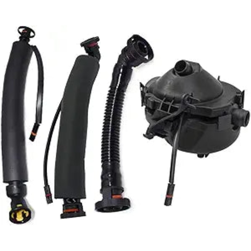 Oil Separator 4-Piece Set for BMW 330i 730Li 2.5si 3.0si Peat# 11617531423,11157522931,11157567801,11617522933