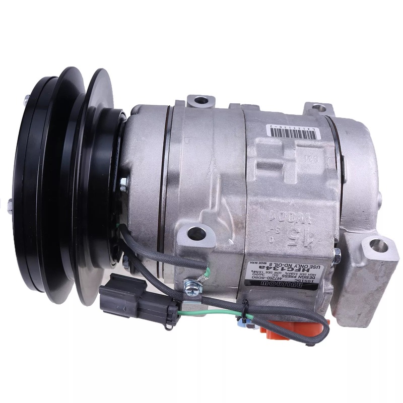 10S15C Air Conditioning Compressor 4431081 for John Deere Excavator 120C 160CLC 180 180CW