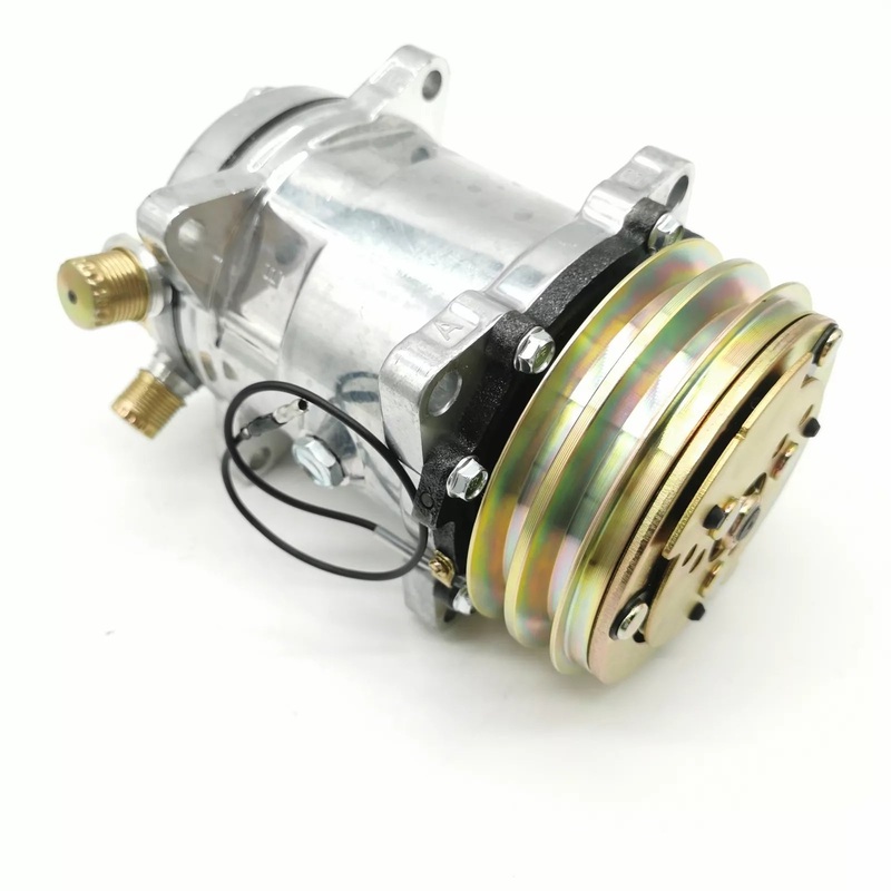 Delphi V5 A/C Compressor 72107511 for New Holland MH2.6 MH3.6 MH4.6 Kobelco E125W E145W E175W E95W Excavator
