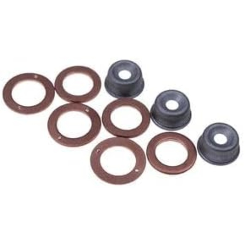 3 Cylinder Injector Seal Kit With Heat Shield 25-39309-00 25-39310-00 29-70175-00 for Kubota D1105 Carrier CT3.69 CT3-69-TV Engine