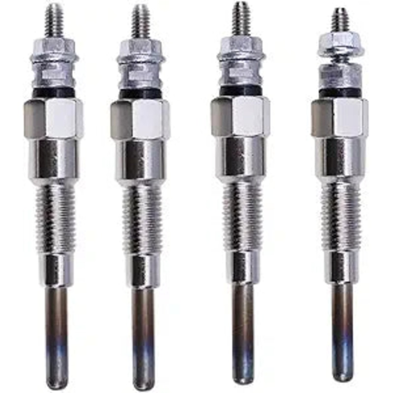 4Pcs Fuel Injector Glow Plug 6698618 for Kubota Engine V1505 Bobcat Excavator 425 428 463 E25 E26 Skid-Steer Loader S100 S70