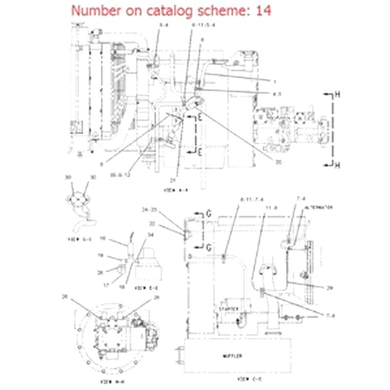 Fuel Level Sender 141-2948 for Caterpillar CAT CB-434C Vibratory Compactor 3054 Engine