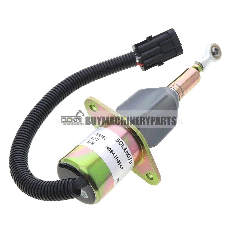 24V Stop Solenoid 6743-81-9140 for Komatsu Engine SA6D102E-2 Excavator PC300-7 PC360-7 Wheel Loader WA380-5
