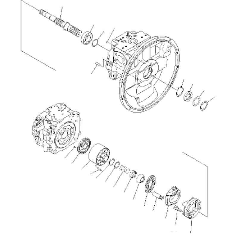 708-2H-00460 Hydraulic Pump repair kit for PC 400-7 Komatsu