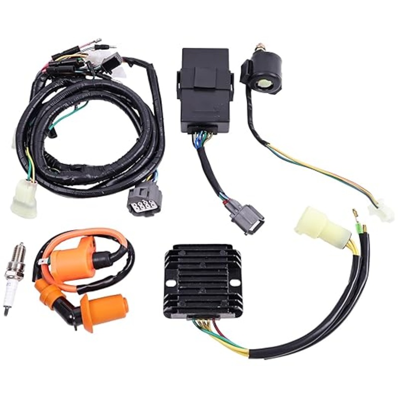 Ignition Coil CDI Wire Harness Regulator Relay 30410-HM5-A11 31600-HC5-970 for Honda  FourTrax 300