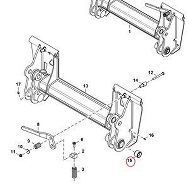 Bushing 7260733 for Bobcat Skid-Steer Loader S16 S18
