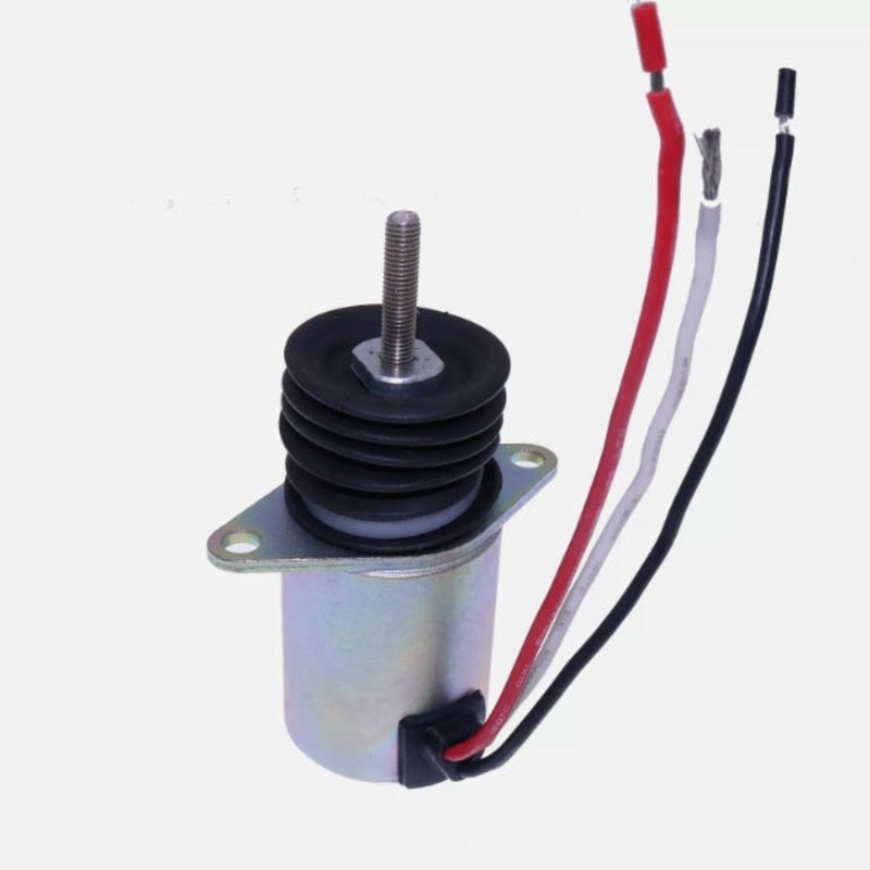 12V Fuel Shut Off Solenoid AM103337 AM116779 for John Deere Tractor 332 415 425 430 445 455 Mower F915 F925 F935 Loader 544G 624G 644G
