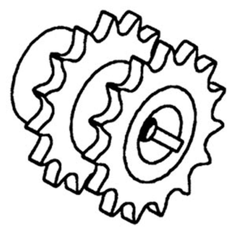 AH92689 Fits John Deere Combine 3.979 Dia Straw Walker Drive Sprocket 7720 8820