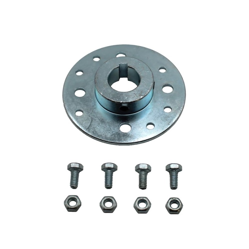 Go Kart Brake Drum Mini Hub Sprocket Mount 1 Bore for 1 Axle with Hardware