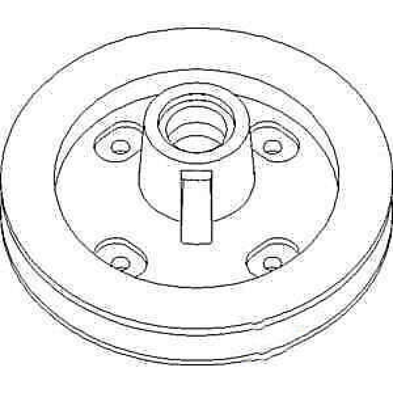 Pulley AH173040 fits John Deere 9560STS 9570Sts