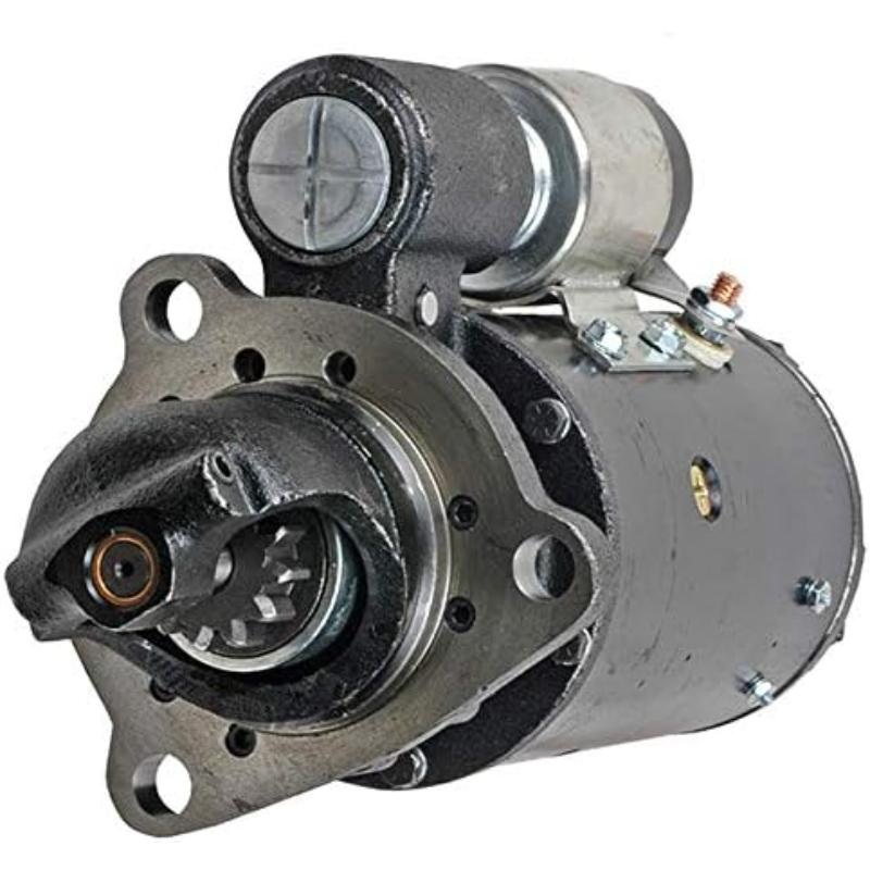 24V 12T Starter Motor Compatible With Case Cat Delco Fiat Allis Crawlers Wheel Loader Grader Crawlers FD7 FD9 65B FL9 8B DD 353 8C 1981-1984 1985 1986 By Part Numbers 1113256 1113263