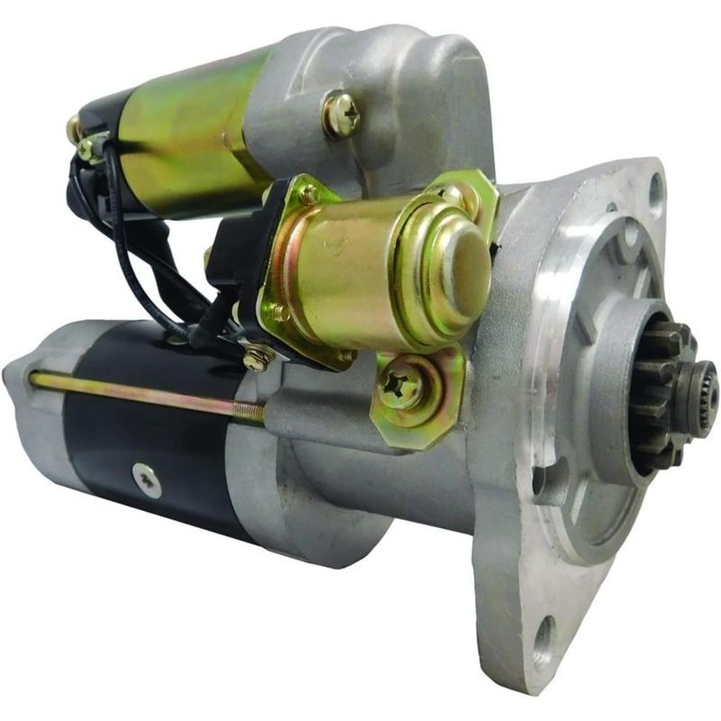Starter Motor Compatible with Kobelco Excavator SK200LS 6D31 Mitsubishi Diesel M2T78372, M2T78381, M2T78382, M2T78383, ME087507, ME087589, ME087590, ME088390, SMT0366, 41048043