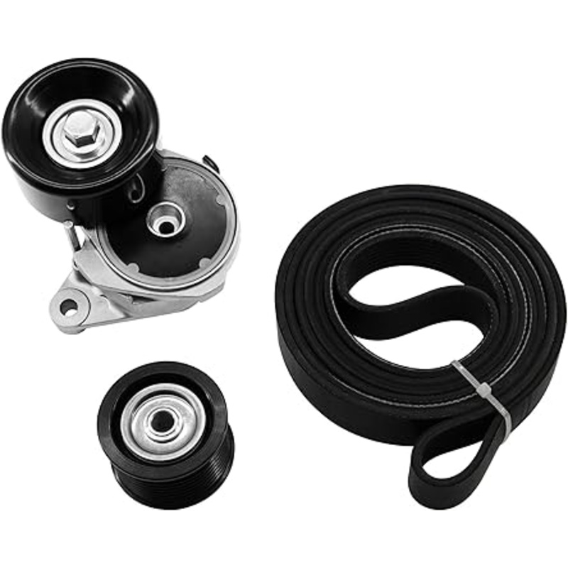 89378 Serpentine Belt Tensioner Kit Compatible with 2007-2018 Toyota Tundra/Sequoia/Land Cruiser 4.6L/5.7L V8, Fit for Lexus GX460/LX570, Replace 90K-39185 36370 8PK2410