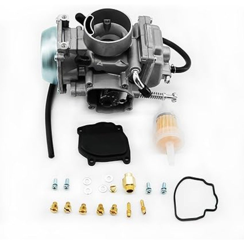 Carburetor Assembly 16100-HN5-673 16100-HN5-672 Compatible with Big Bear 350 1987-1998, Fit for Moto-4 350 1987-1995, Fit for Raptor 350 2004-2013, Fit for Warrior 350 1990-2004