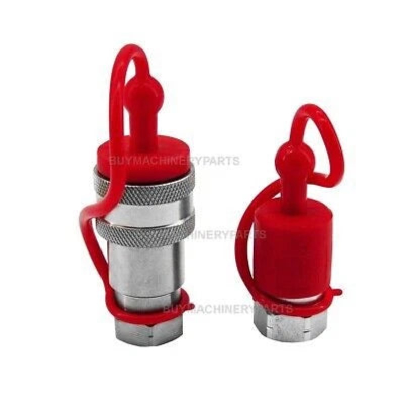 New 3/8 NPT 3/8 Body Poppet Pioneer Style Quick Connect Hydraulic Coupler