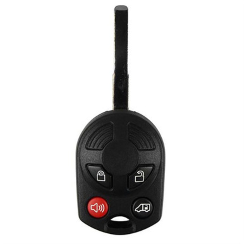 Ford/Lincoln/Mercury 4 Button Remote Head Key OUCD6000022 164-R8126, 5925981, EK4T-15K601-AA, EK4Z-15K601-A – Refurbished, Recase