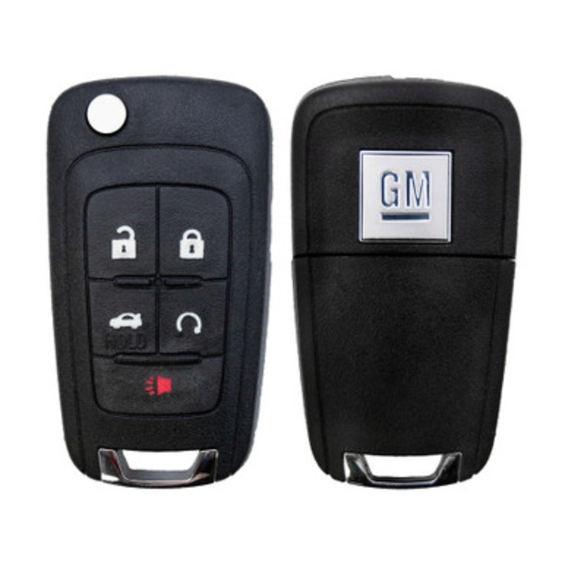 GM 5 Button Proximity Flip Key P409MK74946931, OHT05918179, 315 MHz – New, OEM