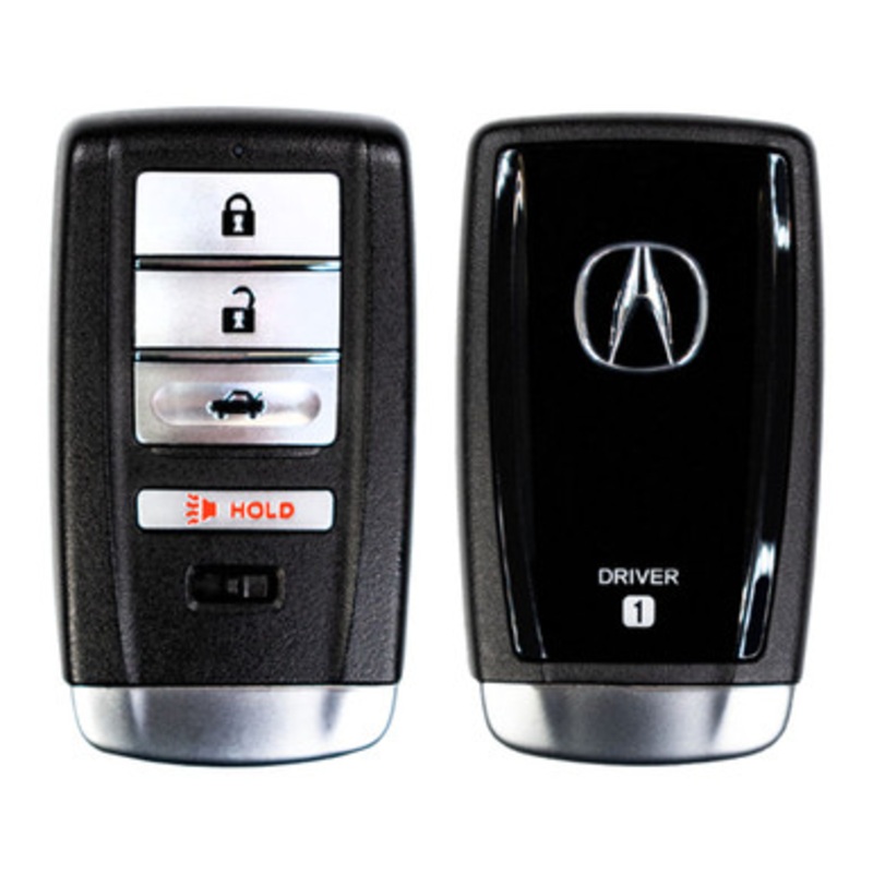 Acura 4 Button Driver 1 Smart Key KR5T21, 72147-TGV-A01, 433 MHz, New OEM