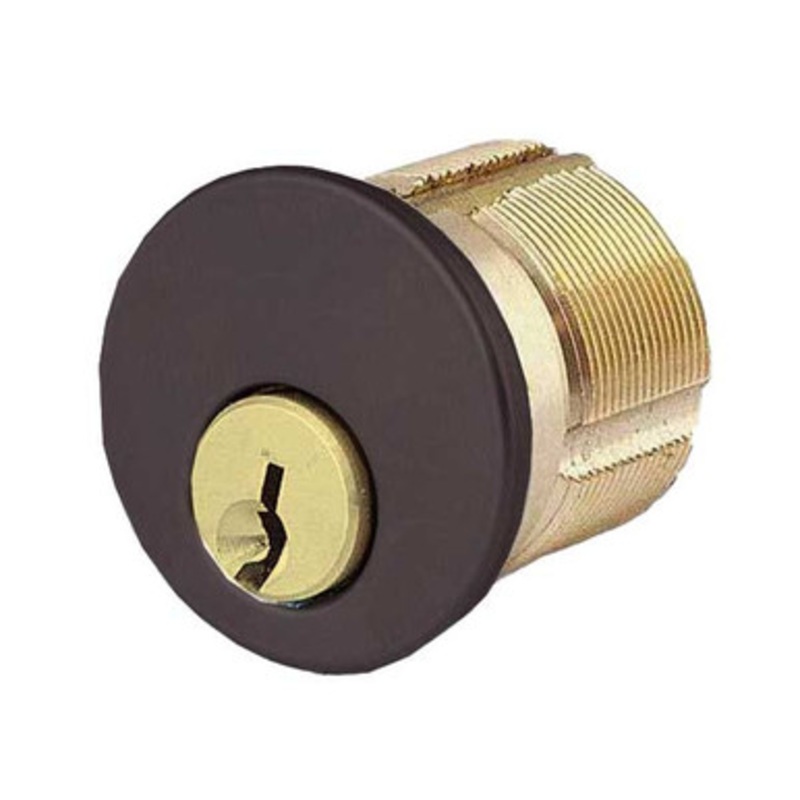 Kenaurd Premium Mortise Cylinder – 1 – 10B – Oil Rubbed Bronze / Black – (SC1 / KW1)