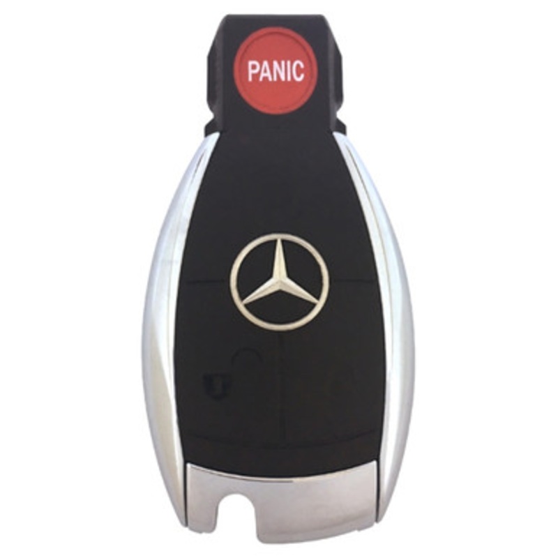 Mercedes/Smart 4 Button Remote Head Key IYZ 3317 – Refurbished, Grade A