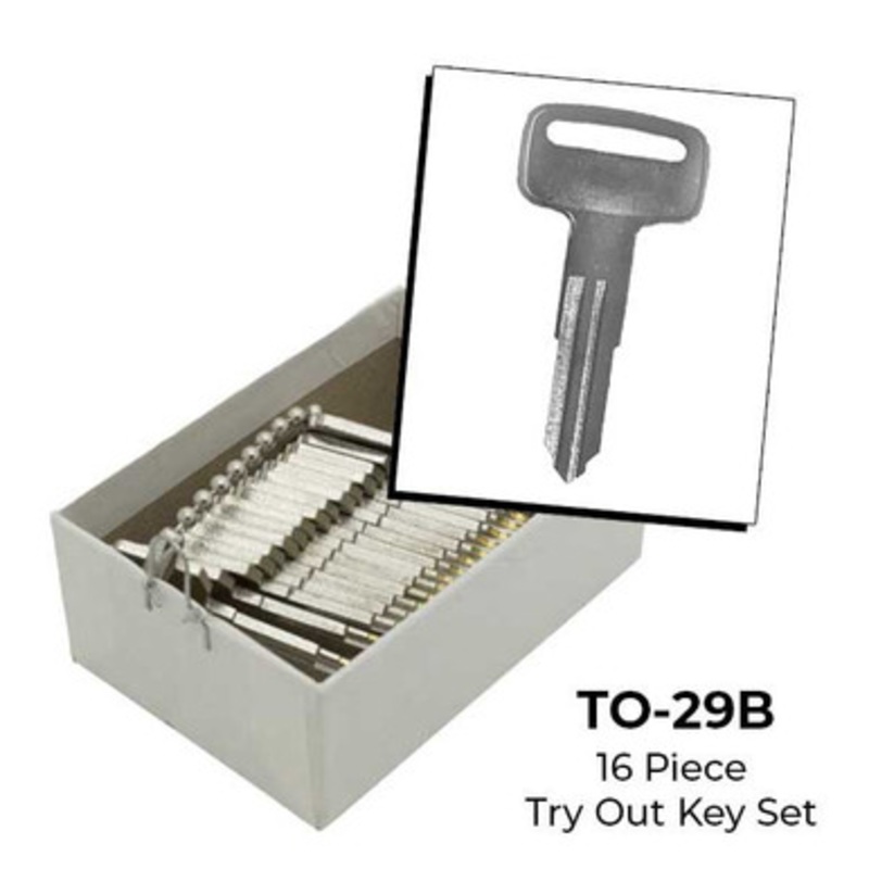 Aero Lock YH50 Tryout Keys Set Yamaha, Suzuki ATV and Motorcycles 1981 & Up – Code Series: E – 16 Keys