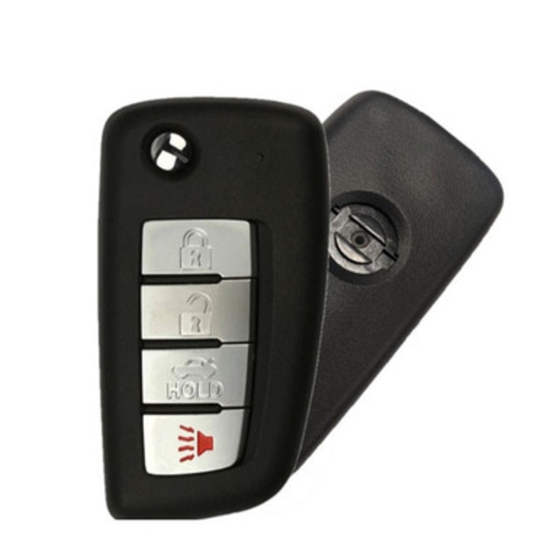 Nissan 4 Button Philips 46 Remote Flip Key KBRASTU15, 315 MHz – Aftermarket  (DL)