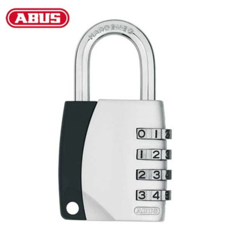Abus – 155/40 C – Chrome – Side 4-Dial Resettable Padlock