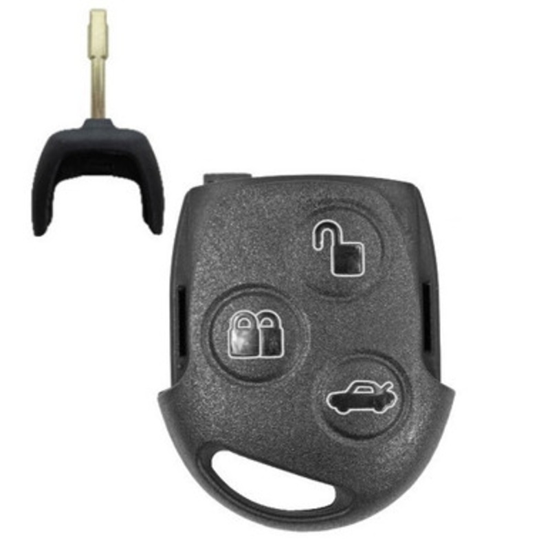 Ford 3 Button Remote Head Key – Tibbe Blade – KR55WK47899, 164-R8042, 315 MHz – Refurbished, Recase
