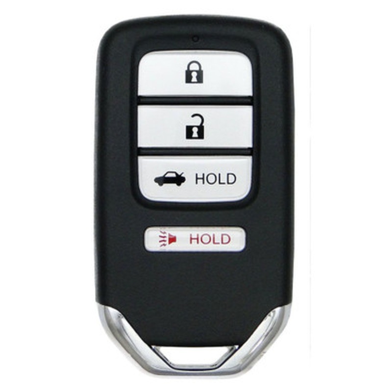 Honda 4-Button Smart Key Driver 2 CWTWB1G0090 433 MHz, Refurbished Recase