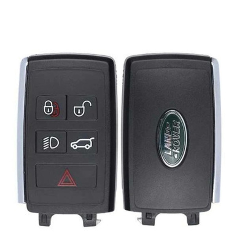 Land Rover 5 Button Non-UWB Smart Key KOBJXF18A, 5AVC12F07, 315 MHz – New, OEM