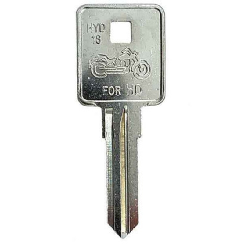 JMA HYD18 Harley Davidson Motorcycle Mechanical Key – 10 PACK