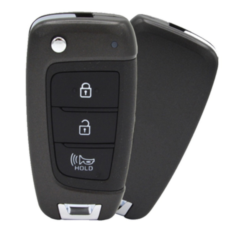 Hyundai 3 Button Remote Head Key SY5FD1GRGE03, 95430-K2500, 433 MHz – Refurbished, Recase