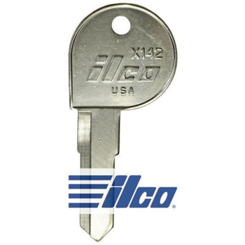 ILCO AA00016392 X142 Motorcycle Mechanical Key, Pack of 10